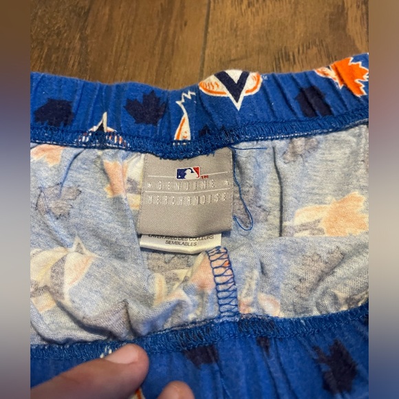 Toronto Blue Jays MLB booty shorts pajama bottoms Large baseball genuine merch - Picture 3 of 4